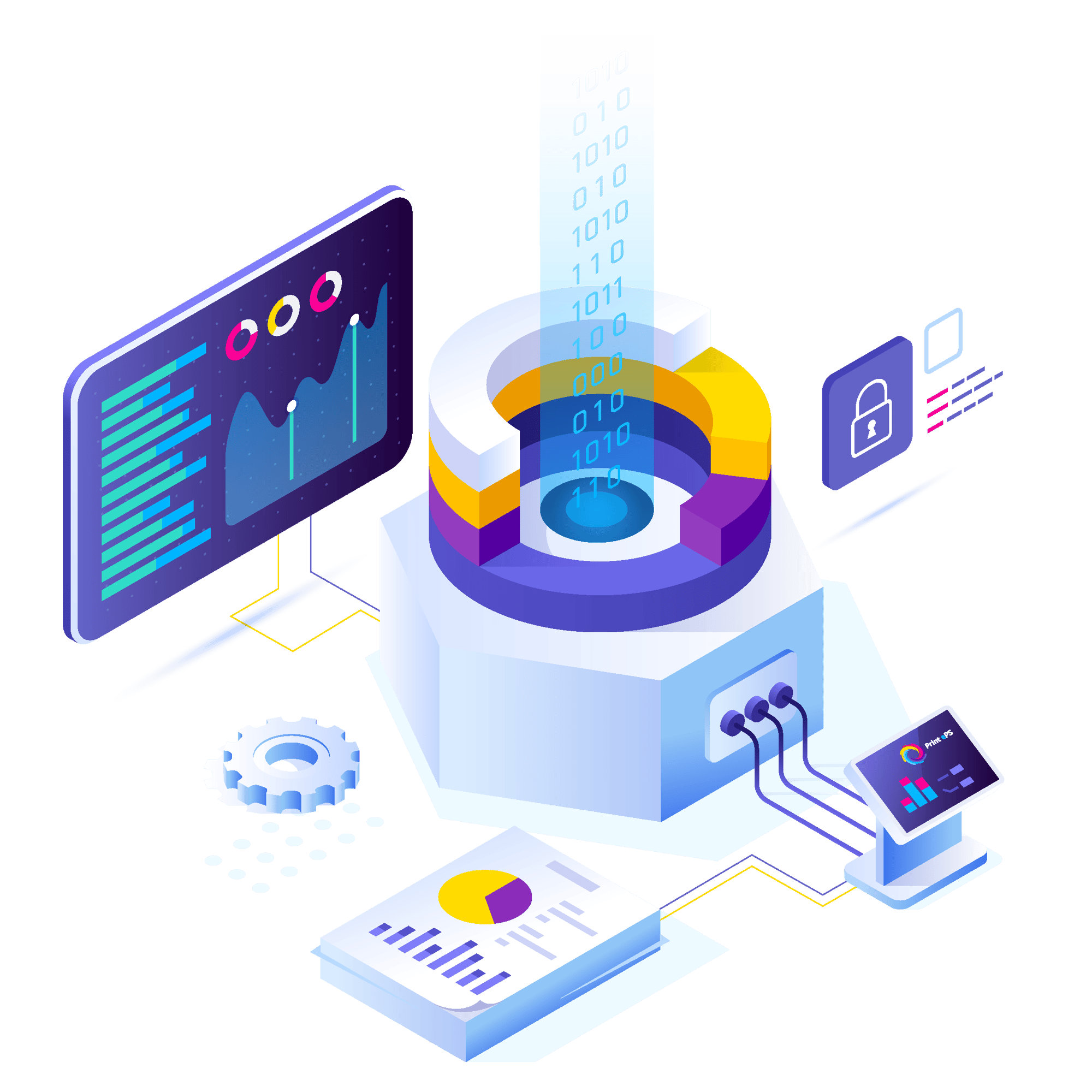Shop Floor Print Data Collection Software AutoCount 4D